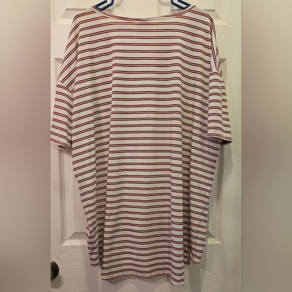 Lularoe Striped Short Sleeve Top - Picture 2 of 4